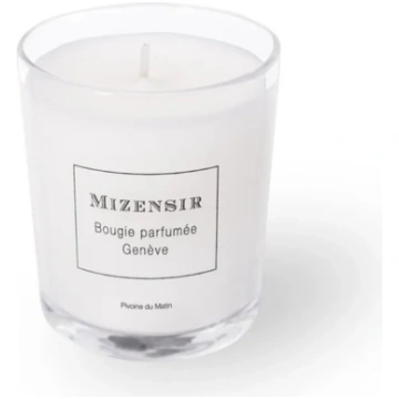 MIZENSIR Rīta Peonijas aromātiskā svece 90ml