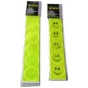 WOWOW atstarojošas uzlīmes light sticks smileys dz