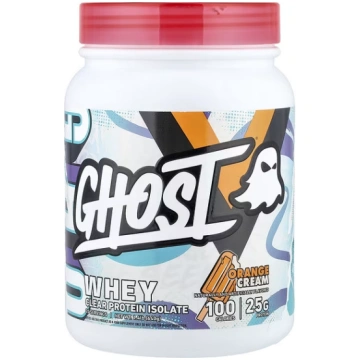 Ghost, Whey, Clear Protein Isolate, Orange Cream, 