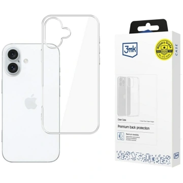 3MK Clear Case Aizsargapvalks priekš Apple iPhone 