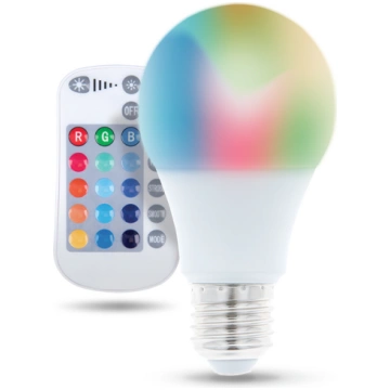 Forever Light E27 A60 LED spuldze RGB + Balta 9W 7