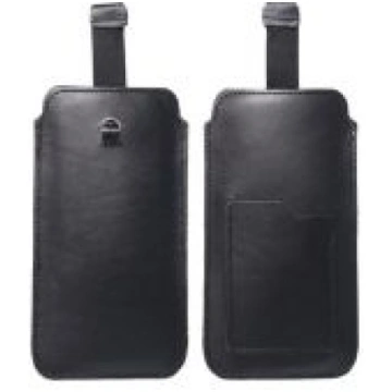 OEM Slip-in phone case leather sleeve with pull-up