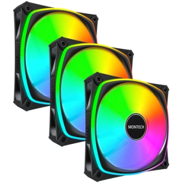 Montech RX120 PRO Computer case Fan 12 cm White 3 