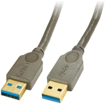 Premium USB 3.0 Kabel A/A 3m Anthrazit ( 41853 ) k