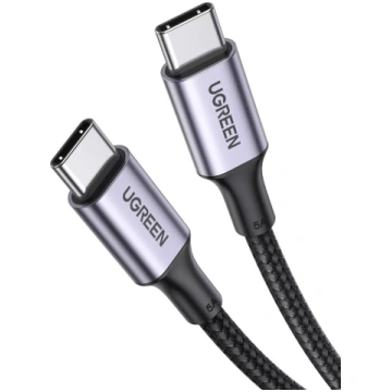 USB‑C kabelis UGREEN US316 100W 5A — USB‑C uz USB‑