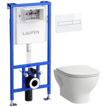 Komplekts - pods LAUFEN Lua Basic rimless, ar SC v