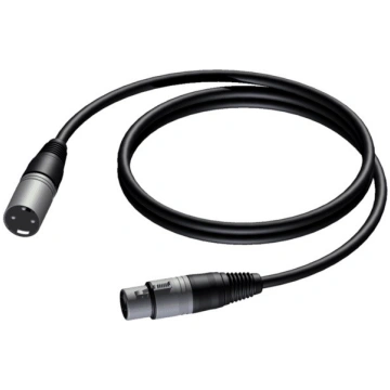 PROCAB CABLE XLR MALE-XLR FEMALE 1M