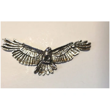 Large Landing Eagle Pewter metal collectible pin b
