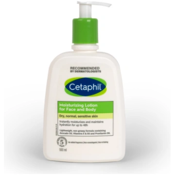 CETAPHIL mitrinošs losjons sejai un ķermenim 500ml