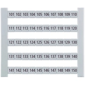Weidmuller spaiļu marķējums ar cipariem (101-150) 