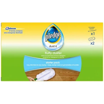 Pledge Dust It Fluffy Duster Starter Pack 1 Handle