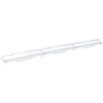 LED lens; rectangular; plexiglass PMMA; transparen