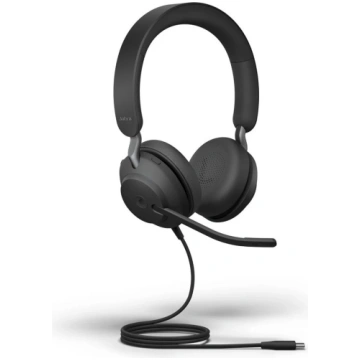 Austiņas Jabra Evolve2 40 SE USB-C MS Stereo Black