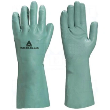 Protective gloves | Size: 7 | green | cotton,nitry