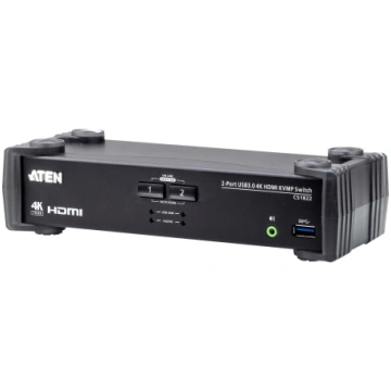 Aten 2-Port USB 3.0 4K HDMI KVMP Switch with Audio