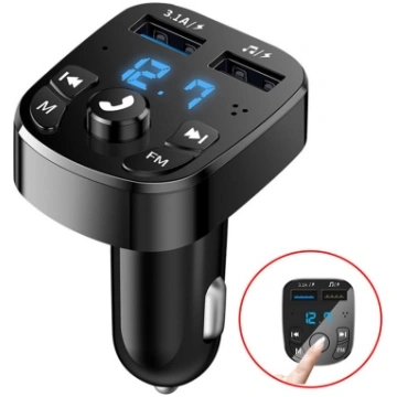 Automašīnas lādētājs Bluetooth 5.0 FM raidītājs Du