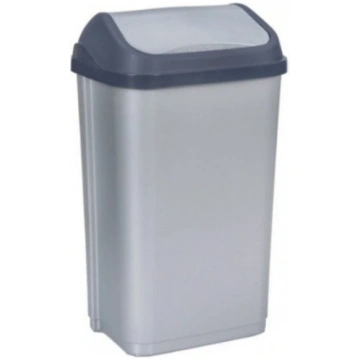 Atkritumu tvertne KEEPER, 50 l, pelēka