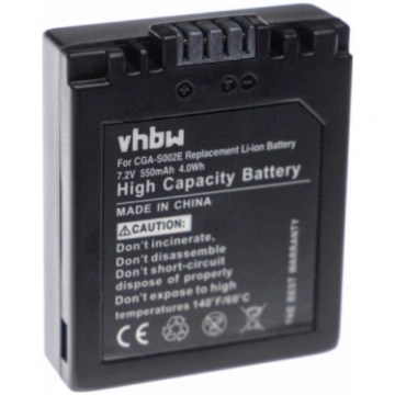 Akumulators, VHBW, VHBW battery Panasonic CGA-S002