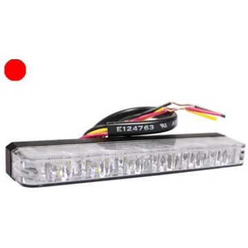 Axixtech LED horizontal signal lighthead, red 129,