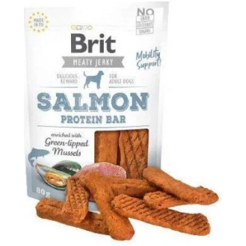 BRIT Gardums suņiem Brit Jerky Salmon Protein Bar,