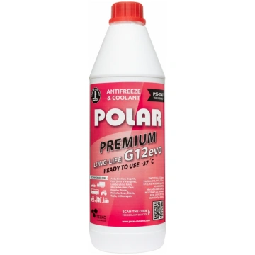 POLAR antifrīzs LONG LIFE -37C, G12 EVO, 1L AK1234