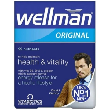 Uztura bagātinātājs Wellman tab.N30 Vitabiotics