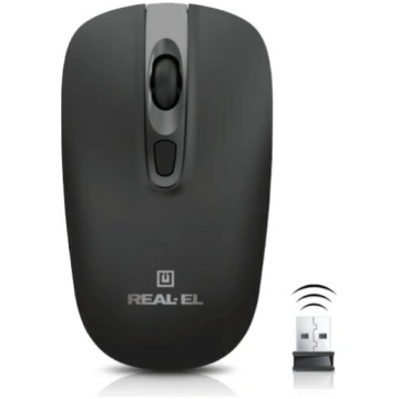 REAL-EL RM-350 W Bezvadu Pele (Melna)