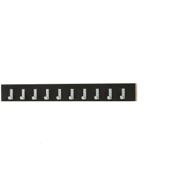 Āķu statīvs Hänga, mazāki āķi, 10 āķi, melna
