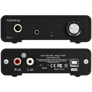 TOPPING DX1 DAC & Headphone Amplifier AK4493S Topp