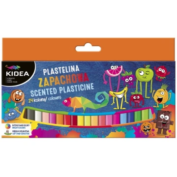 Aromatizēts plastilīns Kidea, 24 gab