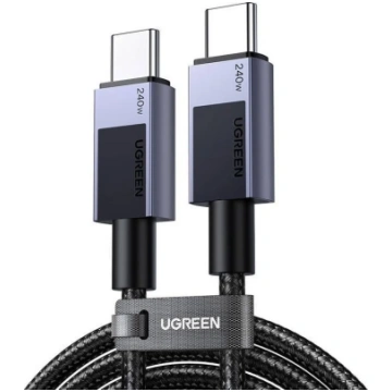 „Ugreen“ USB-C – USB-C kabelis, 2 m, melnā krāsā (