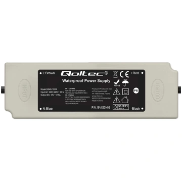 Qoltec LED Driver IP67 150W | 12V | 12.5A | Waterp