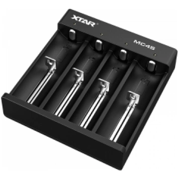 XTAR ® MC4 lādētājs Li-ion (18650, 26650, 14500, 1