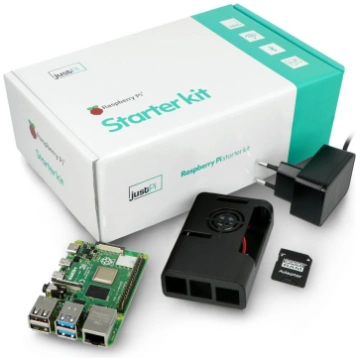 justPi StarterKit with Raspberry Pi 4B WiFi 8GB RA