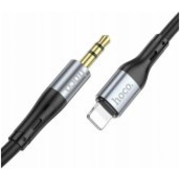 Hoco UPA22 Cable Lightning/ 3,5 mm 1m Black aksesu