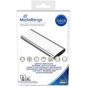External SSD MEDIARANGE Read speed 450 MB/s Write 