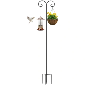 unho Garden Shepherd Hook Lantern Pole, 190 cm met