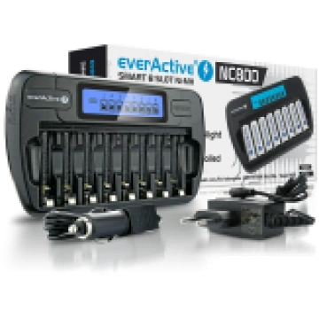 everActive NC-800 8 Slot Universal Smart AA AAA Ch