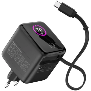 InLine USB strāvas adapteris 70W GaN USB-C PD USB-