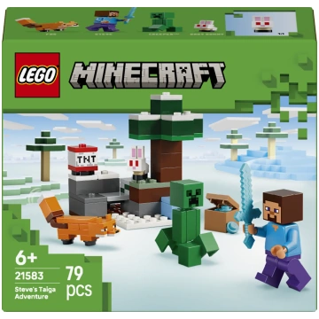 LEGO® 21583 Minecraft® Steve piedzīvojums taigā