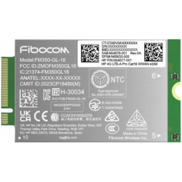 HP 4G LTE Modem m.2 WWAN Cat 16 L860-GL-16 Mobile 