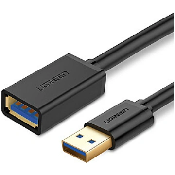 Extended cable UGREEN USB 3.0 2m (black) 10373B