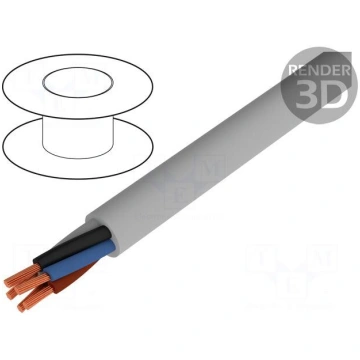 Wire | OB-500 | 3x1,5mm2 | unshielded | 300/500V |