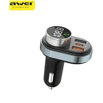 AWEI C-843 brīvroku komplekts ar FM raidītāju, Blu