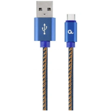GEMBIRD Premium Jeans (džinsa) USB Type-C kabelis 