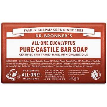 Dr. Bronner`s eikalipta ziepes, 140g