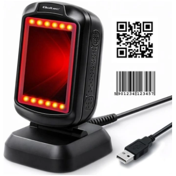 Qoltec Stationary barcode reader and QR code scann