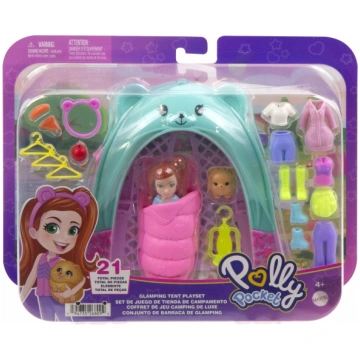 POLLY POCKET glempinga telts rotaļu komplekts