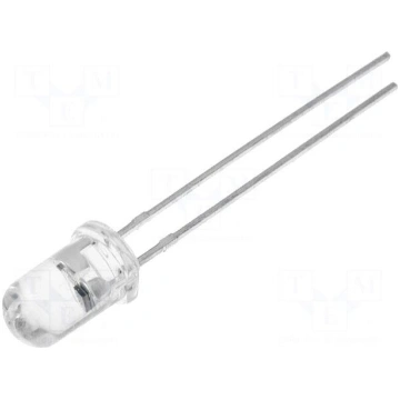 LED | 5mm | green (aqua) | 8÷8.6lm | 15° | 20mA | 