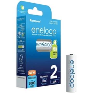 Panasonic Eneloop Batteries AA 2000mAh rechargeabl